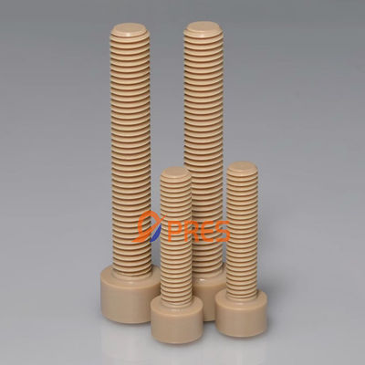 Хорошая цена Естественный PEEK Hex Socket Thread Cap Cylinder Head Screw с плотностью 1.31 онлайн